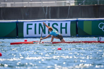 Фотография к новости: Казахстанцы завоевали 11 медалей на чемпионате Азии по гребле на байдарках и каноэ