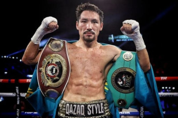 Фотография к новости: Официально объявлено о бое Жанибека Алимханулы за титул чемпиона мира