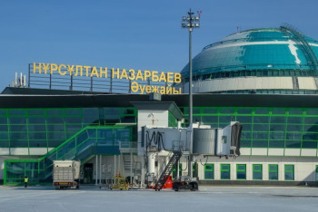 Фотография к новости: Аэропорт Нур-Султана закрыт из-за непогоды