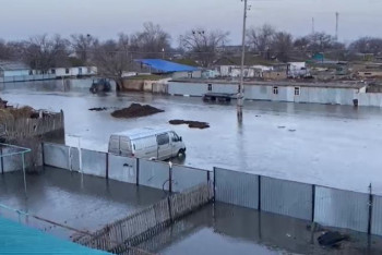 Фотография к новости: Более 170 жилых домов затопило талыми водами в ЗКО