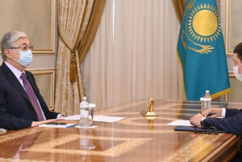 Фотография к новости: Токаев принял председателя правления "Самрук-Казына"