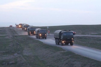 Фотография к новости: Масштабные военные учения проходят в Казахстане