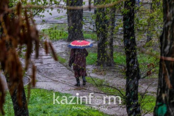 Фотография к новости: Осадки ожидаются на выходных на большей части Казахстана