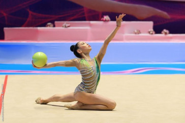 Фотография к новости: Казахстанка завоевала бронзу на этапе Кубка мира по художественной гимнастике в Болгарии