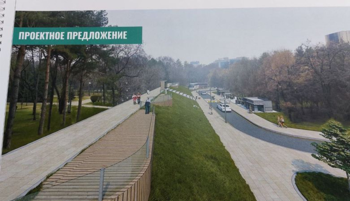 Эскизы парка на месте резиденции президента показали разработчики