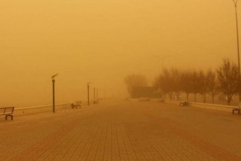 Фотография к новости: Пыльная буря накрыла Мангистаускую область