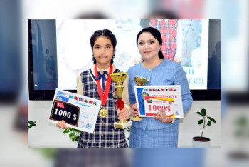 Фотография к новости: Юный математический гений из Кызылорды покоряет мир и мечтает стать врачом