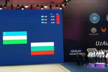 Казахстан завоевал ещё две медали Кубка мира по художественной гимнастике