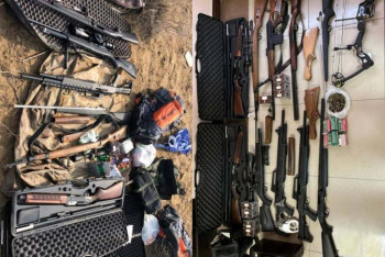 Фотография к новости: 35 тысяч боеприпасов и 1 460 единиц оружия изъяли у участников беспорядков