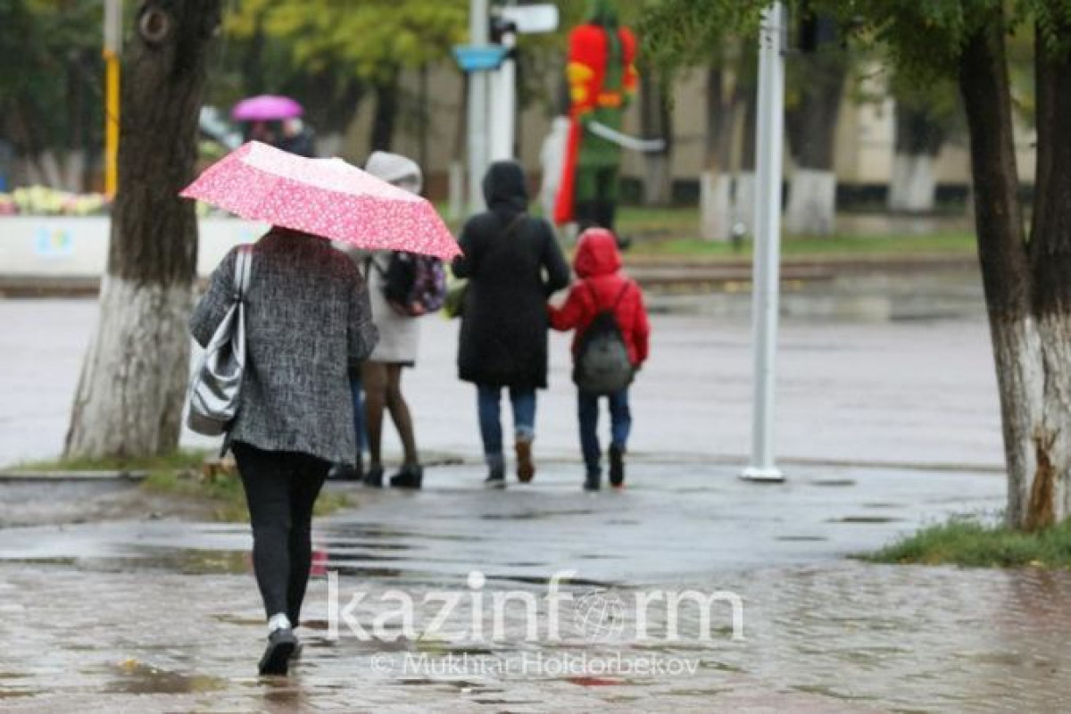 Штормовое предупреждение объявлено в восьми областях Казахстана