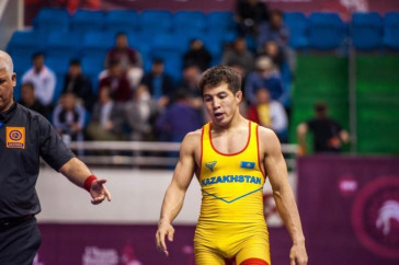 Фотография к новости: Казахстанец завоевал серебро чемпионата Азии по вольной борьбе