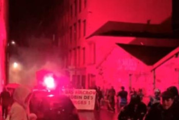 Фотография к новости: Во Франции начались протесты после объявления предварительных результатов президентских выборов