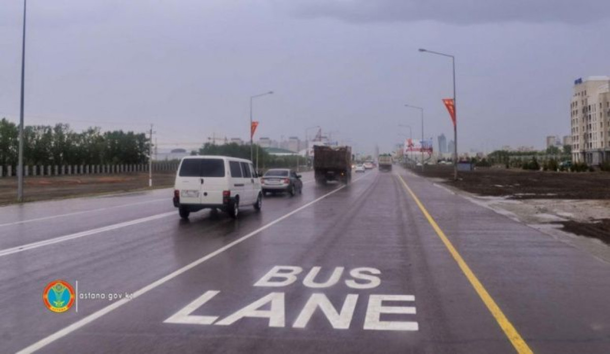 Bus Lane вводится ещё на одной улице Нур-Султана