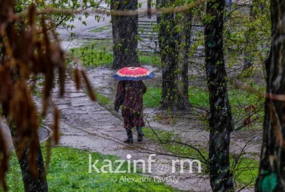 Штормовое предупреждение объявлено на большей части Казахстана