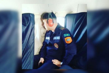 Фотография к новости: Глава ДЧС Мангистауской области вылетел на поиски пропавших в Каспийском море рыбаков