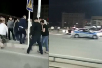 Фотография к новости: Видео нападения на полицейских прокомментировали в ДП Жамбылской области