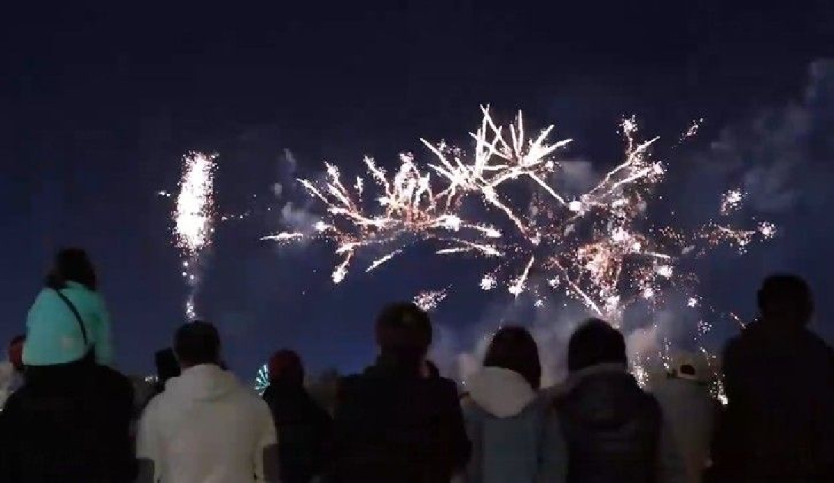 Праздничный салют ко Дню Победы запустили в Нур-Султане