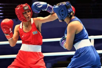 Фотография к новости: Казахстан выиграл второй бой на женском ЧМ по боксу