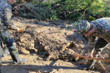 Фотография к новости: Последствия разрушительного селя ликвидируют в Текели