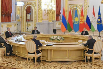 Фотография к новости: Взаимодействие с НАТО и напряжённость на континенте. О чём говорили на саммите ОДКБ в Москве