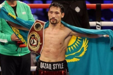 Фотография к новости: Бой Жанибека Алимханулы за титул чемпиона мира покажут в Казахстане