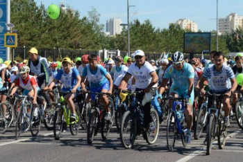 Фотография к новости: Проспект Кабанбай батыра перекроют из-за массового велопробега в Нур-Султане