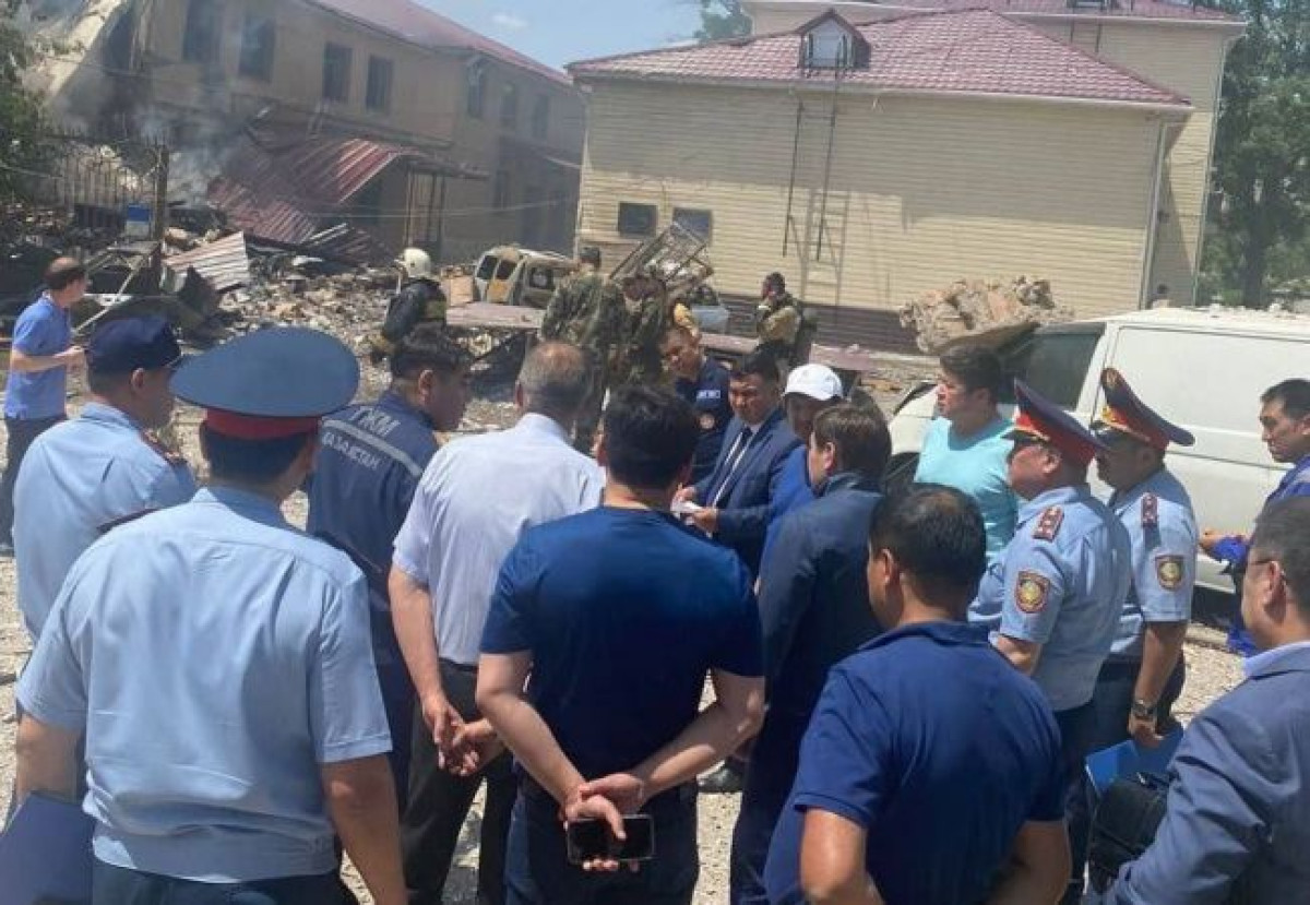 Досудебное расследование начато по факту взрыва в Шымкенте