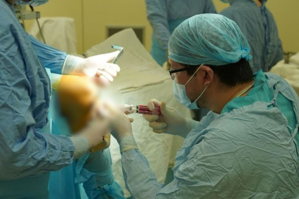 15 казахстанцам проведена операция с применением гидрогеля, разработанного отечественным ученым