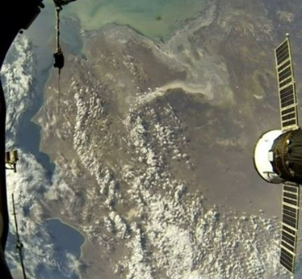 Пролетаем над Актау: как выглядит город с борта МКС