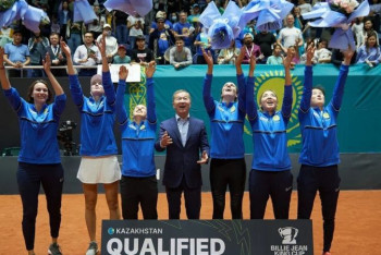 Фотография к новости: Женская сборная Казахстана по теннису взлетела в мировом рейтинге