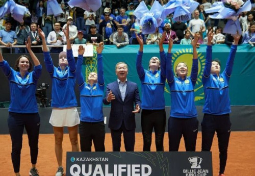 Фотография к новости: Женская сборная Казахстана по теннису взлетела в мировом рейтинге