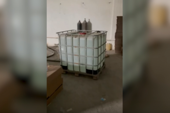 Фотография к новости: В Туркестанской области выявлено два цеха по производству суррогатного алкоголя