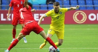 Казахстан обыграл Азербайджан в стартовом матче Лиги наций