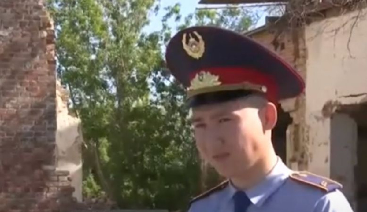 кадр с репортажа телеканала &quot;Астана&quot; 