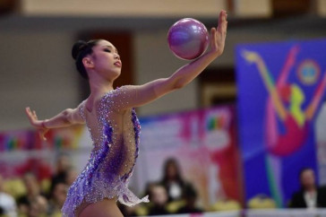 Фотография к новости: Казахстанские гимнастки вышли в финал Кубка мира в Италии