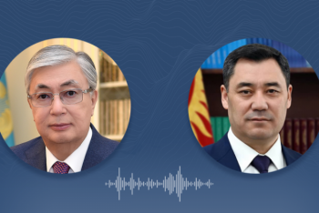 Фотография к новости: Токаев поговорил с лидерами Кыргызстана и Узбекистана