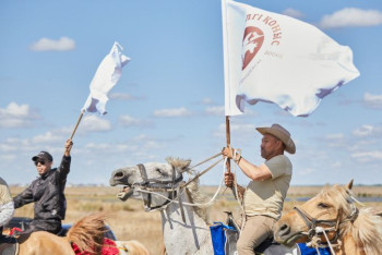 Фотография к новости: Стартовала конная экспедиция "От Бозока до Ботая"