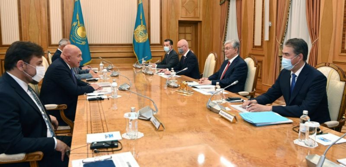 Токаев принял главу группы компаний Yildirim Holding