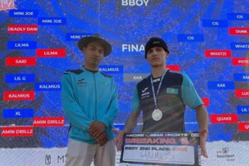 Казахстанец взял "серебро" на турнире по брейк-дансу в Испании