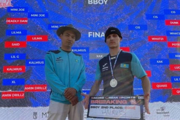 Фотография к новости: Казахстанец взял "серебро" на турнире по брейк-дансу в Испании