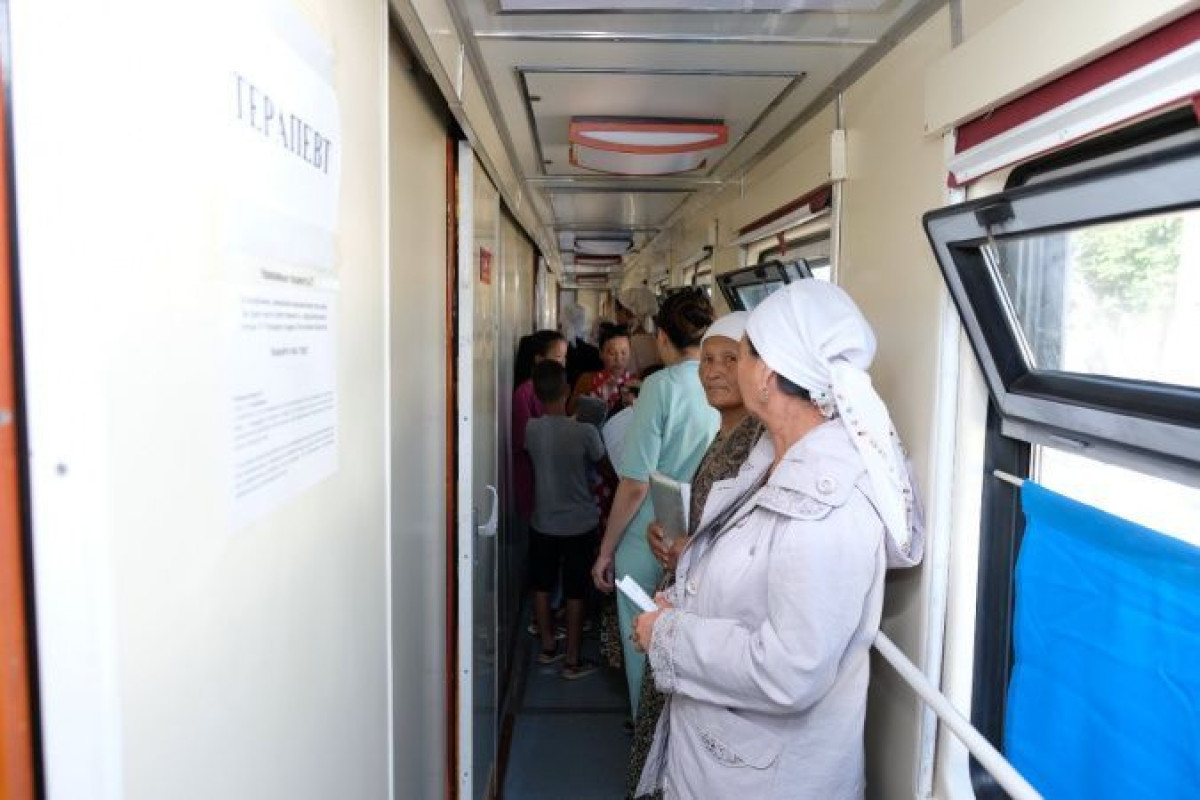 Восемь отдалённых станций Атырауской области посетит медицинский поезд "Жәрдем"
