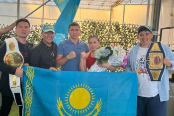 Фотография к новости: Казахстан массово пошумел в США после яркой победы боксёрши-соотечественницы