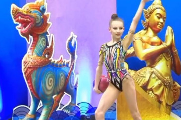 Фотография к новости: Казахстанские гимнастки завоевали четыре медали на чемпионате Азии