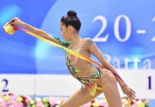 Фотография к новости: Казахстанские гимнастки завоевали ещё несколько наград на чемпионате Азии