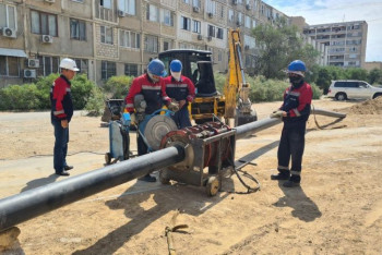 Фотография к новости: Вода, тепло и унитаз. Глобальный апгрейд инженерных сетей начат в Актау