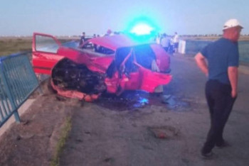 Фотография к новости: Многодетная семья попала в жуткую аварию в Карагандинской области