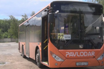 Фотография к новости: Новые электробусы начали курсировать в Павлодаре