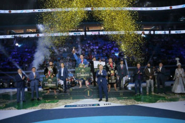 Фотография к новости: Определился победитель турнира "Қазақстан барысы-2022"