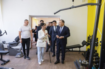 Фотография к новости: Инклюзивный фитнес-центр появился в поселке близ Нур-Султана