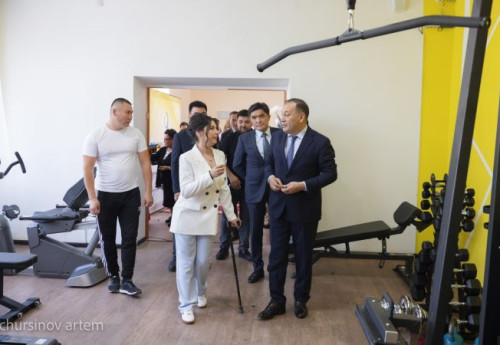 Фотография к новости: Инклюзивный фитнес-центр появился в поселке близ Нур-Султана